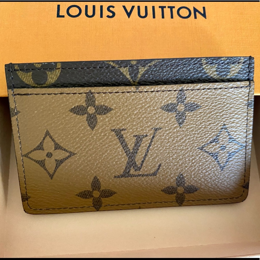 Monogram Reverse Card Holder